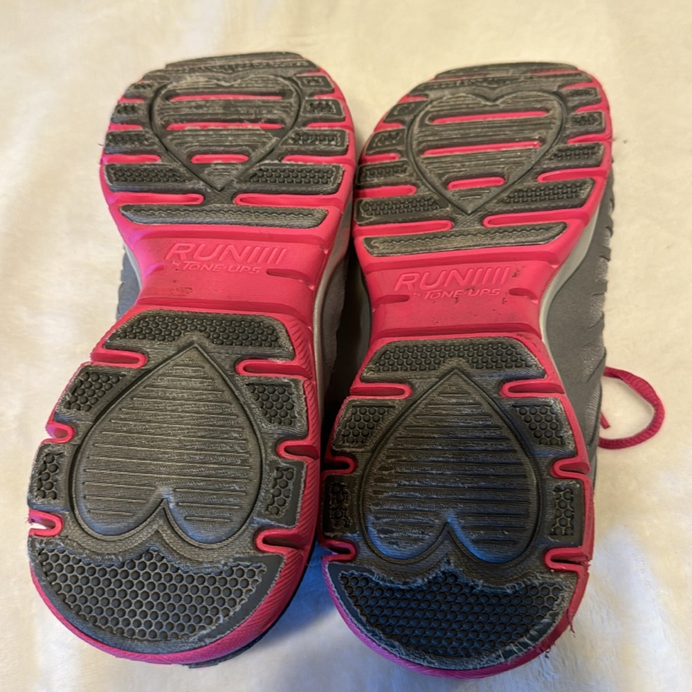 Skechers Run Tone Ups Women's Size 7.5 gray pink - Picture 7 of 10